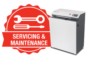 Shredder servicing