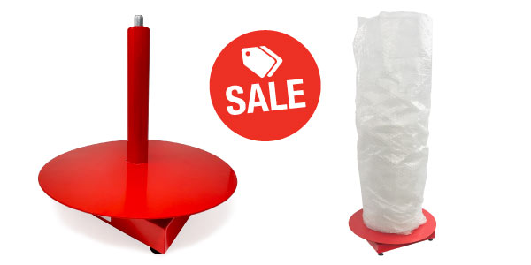 Bubble wrap stand dispenser