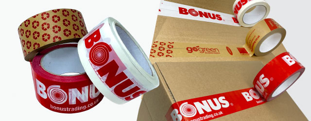Custom printed packing tapes