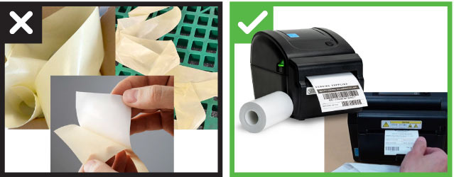 no peel linerless vs traditional labels