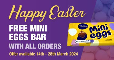 Easter 2024 mini eggs bar giveaway - mobile
